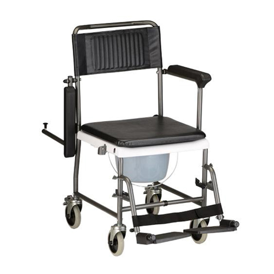 Nova Drop Arm Shower Commode Transport Chair on Sale